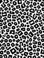 Abstract Shapes Textured Graphic Rug