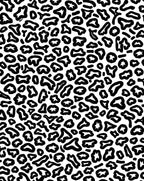 Bold Black Spotted Animal Print Rug