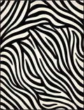 Bold Black And White Stripe Pattern Rug