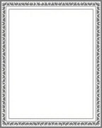 Ornate Leaf Border Grey Design Rug