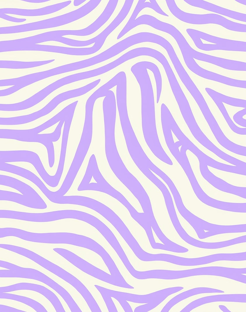 Lavender Animal Print Pattern Rug
