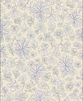 Delicate Floral Outline Design Rug