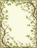 Vines And Blossoms Nature Motif Rug
