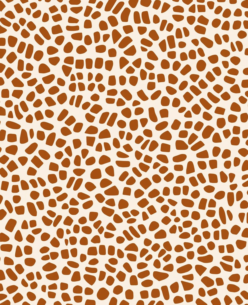Organic Giraffe Spot Pattern Rug