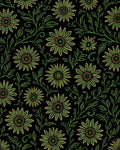 Tender Green Floral Vine Rug