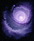 Galactic Swirl Nebula Pattern Rug