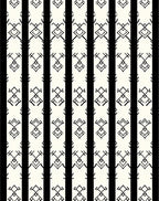Abstract Geometric Tribal Stripes Rug