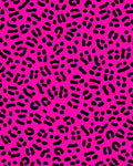 Hot Pink Leopard Print Pattern Rug