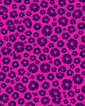 Bold Pink And Violet Floral Pattern Rug