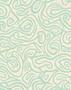 Smooth Swirl Abstract Pattern Design Rug
