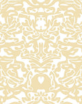 Damask Cream Organic Pattern Rug