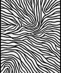 Abstract Stippled Wavy Lines Rug