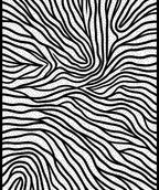 Abstract Stippled Wavy Lines Rug