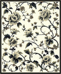 Classic Floral Vine Pattern Rug