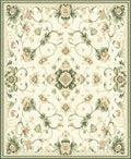 Vintage Floral Leaf Pattern Rug