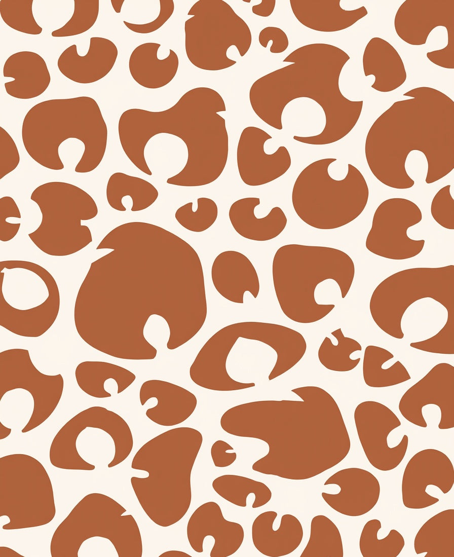 Abstract Animal Print Pattern Rug