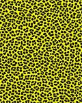 Bold Yellow Black Spot Pattern Rug