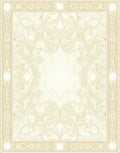Ivory Intricate Mandala Pattern Rug