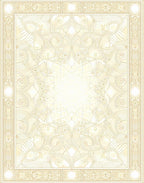 Ivory Intricate Mandala Pattern Rug