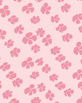 Pink Floral Patterned Pastel Rug