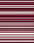 Modern Striped Burgundy Ivory Rug
