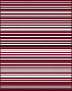 Modern Striped Burgundy Ivory Rug
