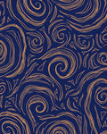 Swirling Lines Abstract Pattern Rug