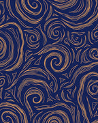 Swirling Lines Abstract Pattern Rug
