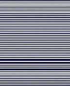 Classic Navy And White Stripe Rug