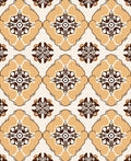 Ornate Floral Geometric Arrangement Rug