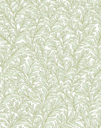 Green Leafy Vine Pattern Rug