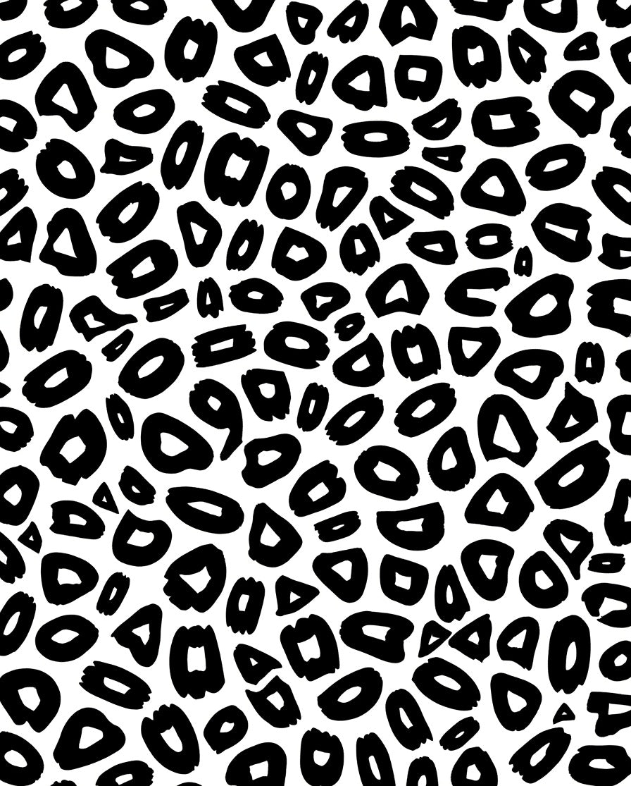 Bold Animal Print Abstract Rug