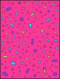 Whimsical Organic Shapes Design Rug