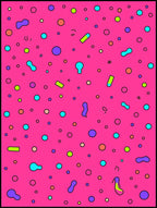 Whimsical Organic Shapes Design Rug