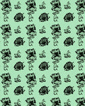 Floral Vine Leaf Pattern Rug