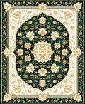 Elegant Floral Medallion Pattern Rug