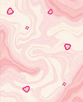 Whimsical Pink Strawberry Pattern Rug