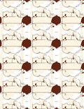 Cute Animal Sketch Pattern Rug