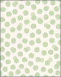 Whimsical Green Polka Dot Design Rug