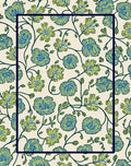 Whimsical Floral Botanical Vines Design Rug