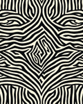 Bold Zebra Stripe Abstract Design Rug