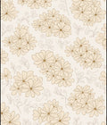 Creamy Daisy Pattern Rug