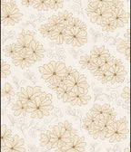 Creamy Daisy Pattern Rug