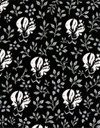 Ornate Floral Vine Pattern Rug