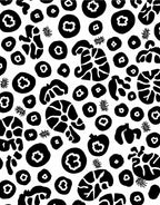 Abstract Organic 2-Tone Print Rug