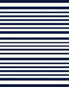 Classic Navy and White Stripe Rug