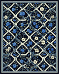 Lattice Garden Floral Patterned Rug