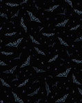 Dark Bat Pattern Print Rug
