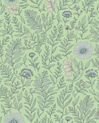 Delicate Botanical Print All-Over Design Rug
