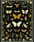 Nature Inspired Insect Floral Pattern Rug